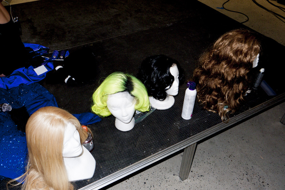 terrysdiary:  Gaga’s wigs. 
