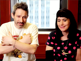 marielle-heller:Adam Horovitz and Kathleen Hanna in Have A Nice Trip: Adventures in Psychedelics (20