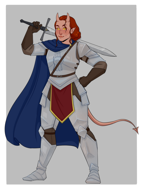 are you.. [makes a tiefling paladin] &hellip;. you know?