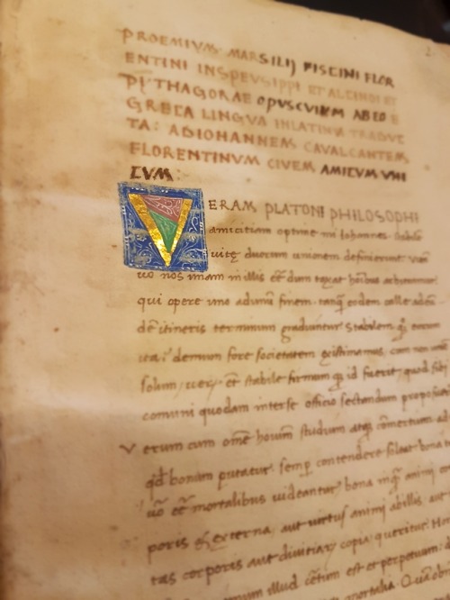 LJS 438 -  [Neoplatonic and Neopythagorean translations]There are some manuscripts that are fighting