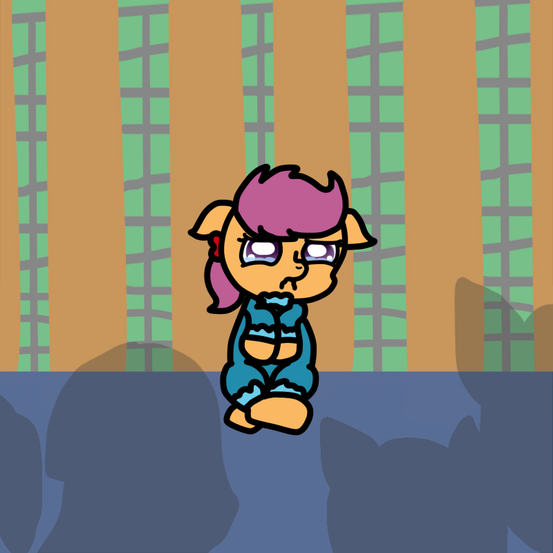 babyscoots:  Scoots: *sniff* SOMEPONY HELP!!   Oh noes! ;o;