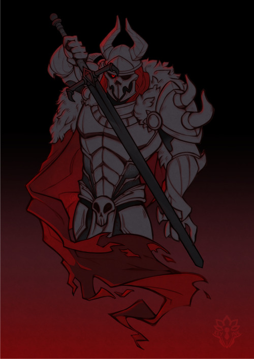Modeus in Red || Birthday Gift to @thepurpahDrew this over the week and posted it yesterday on twitt