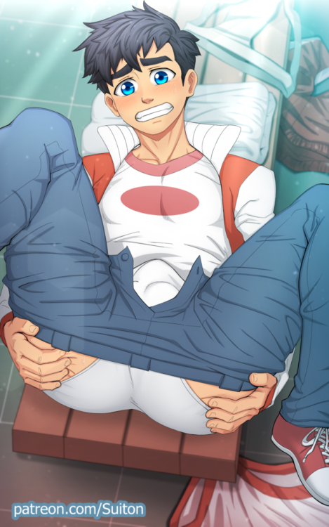 suiton00nsfwdrawings: Danny Phantom #2  This is the first CG set for October!! this month rewards will be sent on October 29 for all +ŭ Patrons..  i enjoy drawing him O: this time in human form i draw him in a looker room been fucked by Dash. why is