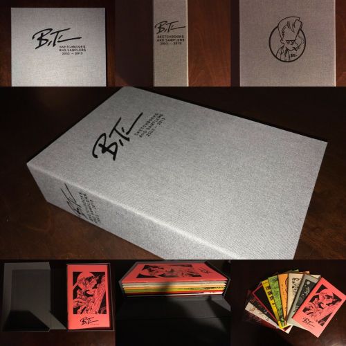  Bruce Timm complete 10 signed sketchbook & sampler collection w/ custom case«Bruce Timm (co-cre