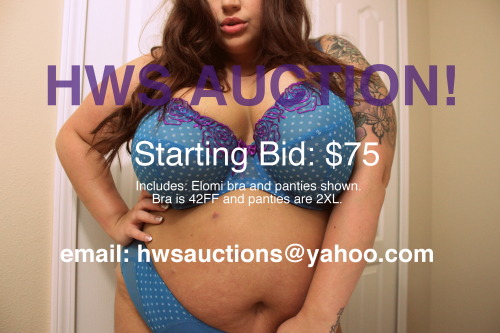 housewifeswag:  this item is back up for auction after the original winner disappeared. Starting bid: ๛ Email: hwsauctions@yahoo.com: Please include ‘Elomi set’ in the subject line so I know what set you’re talking about Ends: 6/10 good luck!