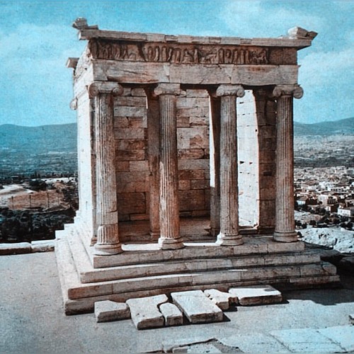 historyoftheancientworld: Temple of Athena Nike. Photo from my father ’s archives. 1965-1968? 