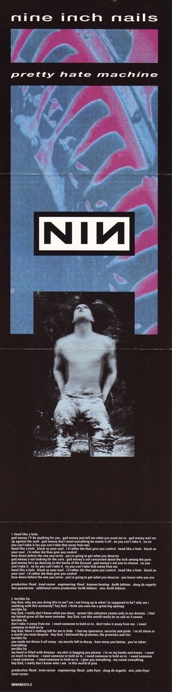 NI / Pretty Hate Machine / Canadian Re-release. Unusual Presence Of Nothing Logo On Item, Indicating