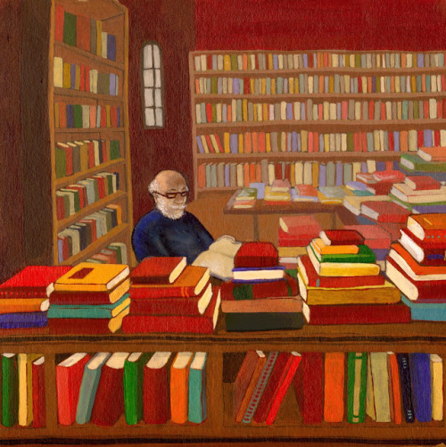 bibliolectors:Librero (ilustración de Mercedes Berastegui)