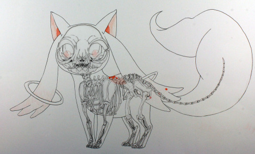 katzmatt:arthermit:For figure class we had to choose an animal character and then make a skeletal st