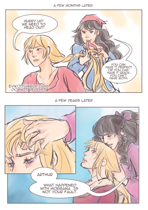 eviko: The First and Last times Merlin Braided Arthur’s Hair (And some other times as well) Th