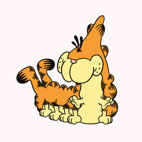 265 - WURMFIELD - This Garfemon’s LIL FEET are tipped with SUCTION PADS that allow it to cling