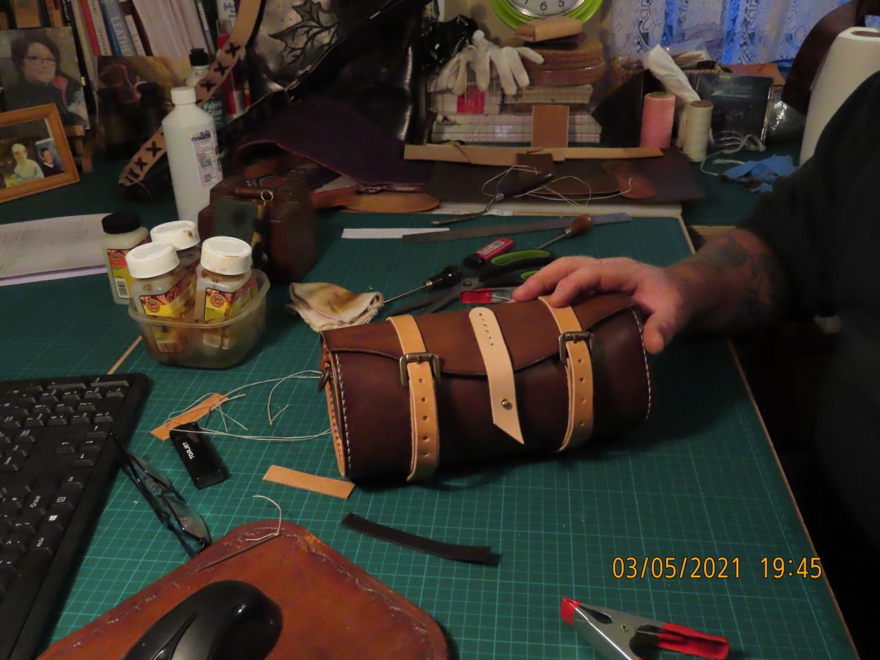 Ruff Cycles Tool Bag Leather Brown