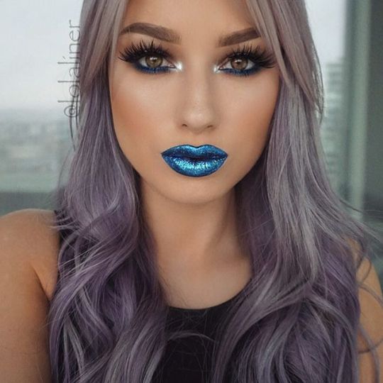 I’m loving blue lips