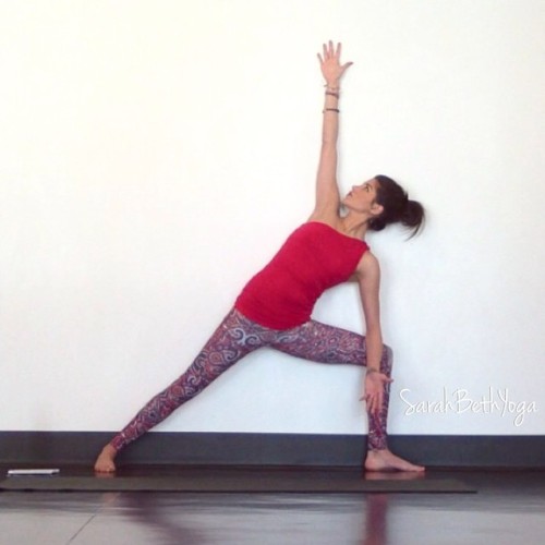 Have you ever used a wall to improve your yoga postures? I find it very helpful for alignment in pos