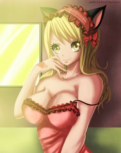 hentaifairytailgratuit:  Neko hentai et Lucy Heartfilia sublime dans ce hentai kawaii de fairy tail :$ Source : Hentai Fairy Tail