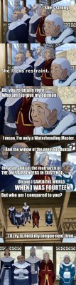 tymack2020:  Katara, the Realest. 