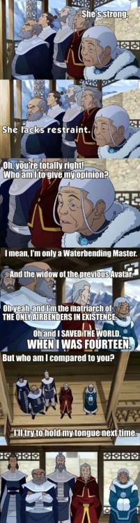 tymack2020: Katara, the Realest.