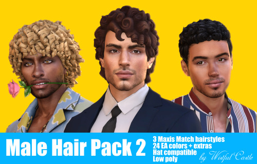 The second pack of my updated hairstyles! I’ll link to all the old posts, so you could remove 