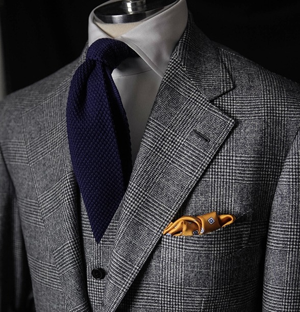 Menswear | Glen Plaid 3P by B&TAILOR in Fox Brothers...