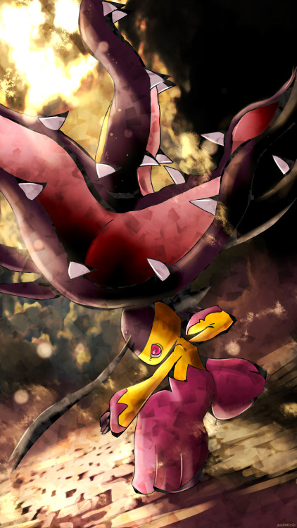 autobottesla:Day 316 - Mega Kucheat | メガクチート | Mega MawileKucheat tricks other Pokémon by distractin