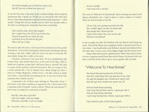 welovekanyewest:  Kanye West on Welcome to Heartbreak