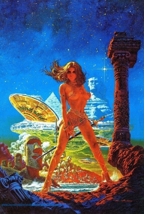 weirdlandtv: Japanese sci-fi illustrator, Noriyoshi Ohrai (1935-2015).