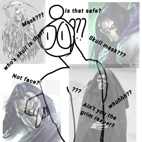 I Fully Understand That We Won't Have The Mc Ask What's Under The Mask, But A Thought Had Entered My