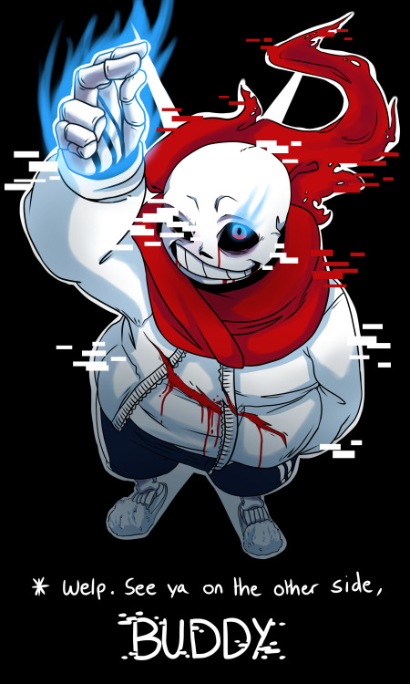 loverofpiggies:  animated-thought-bubble:  Aftertale Sans design is cool I HAD to draw him. Also go read Aftertale coz it’s really amazing!  UHM AMAZING ART???? WOAH your ART is really amazing!!!! And this PERSPECTIVE, daaaaang!!! Thank you, he looks