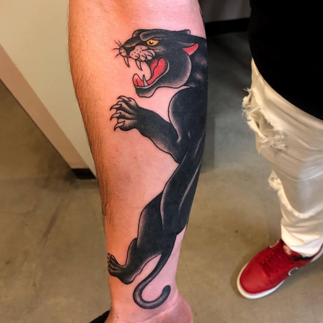 Black Panther Tattoo Cover Up by shanexhall  Tattoogridnet