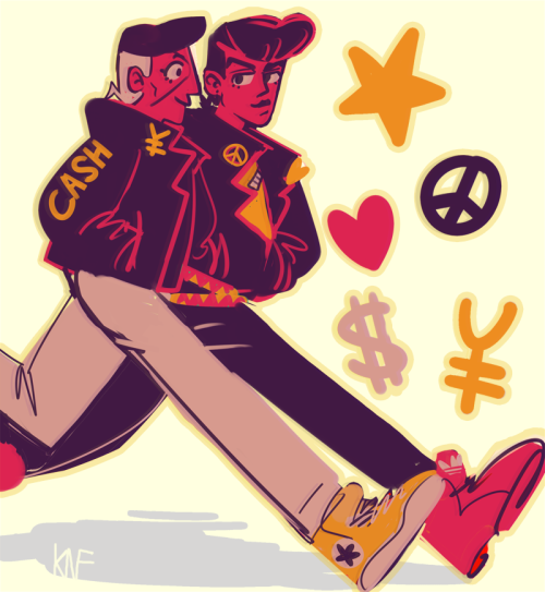 xaienarts:  sweet oku and hella jojo 
