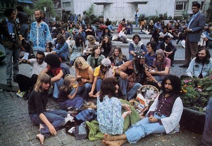 hippieseurope:  Amsterdam, Dam square….hippie days were great days…☮❤☮❤ 