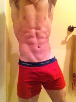 texasfratboy:  love that hot bulge and his abs of death! hot!  Sexy