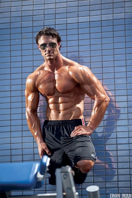 Greg Plitt shows off his muscles by Michael Neveux