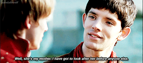 pandalikeelf:the way merlin looks at arthur. oh boy.season 1, episode 10: the moment of truthI love 
