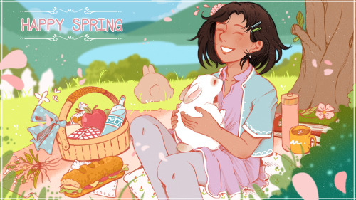 gb-patch: Happy Spring! Qiu is having a good time for once in their Step 2 age, haha. We’ve po