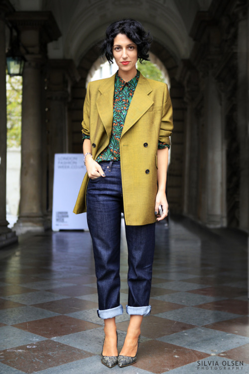  LONDON FASHION WEEK … YASMIN SEWELL Fashion consultant Yasmin Sewell is an expert at mannish