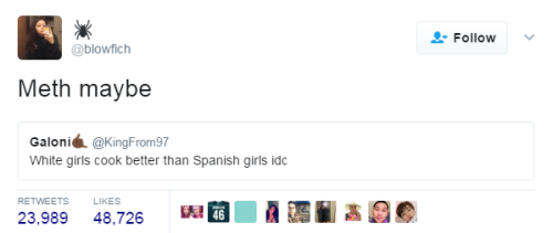 Spanish girls are white girls so let’s stop with that