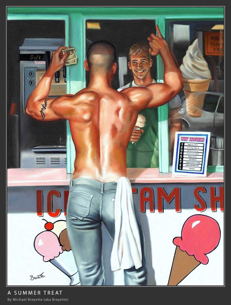 bordjack:  gayartgallery:Art by Michael Breyette | Blog ça sent bon chez toi Mickael