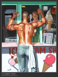 bordjack:  gayartgallery:Art by Michael Breyette | Blog ça sent bon chez toi Mickael … ! 