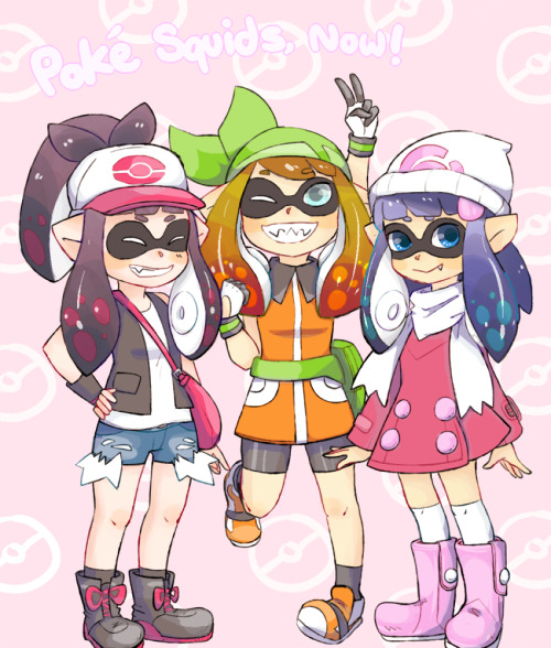 pikakomori:squids as kids!