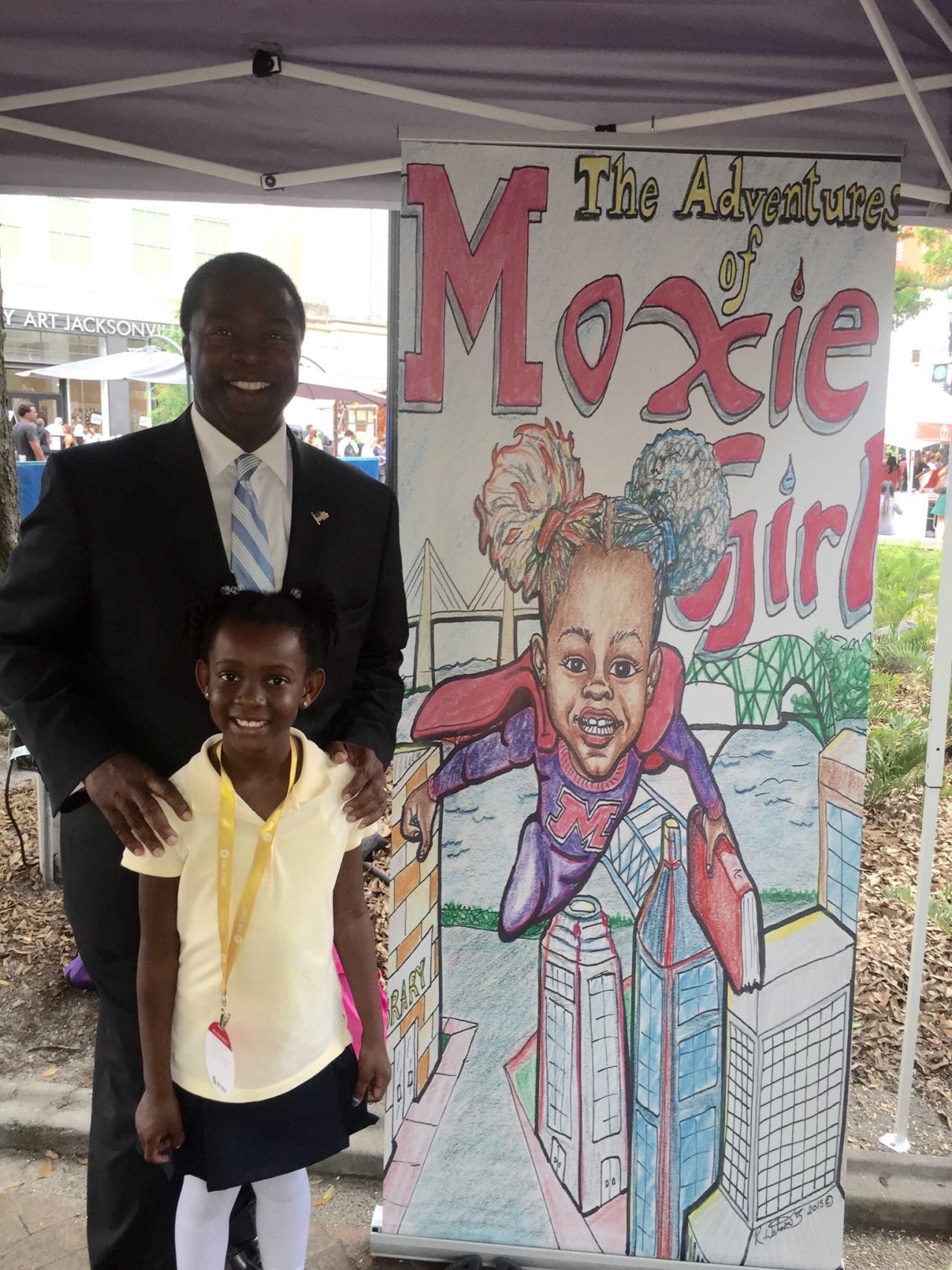 superheroesincolor:  7-Year-Old Natalie McGriff creates Afro-Puff Superhero Comic