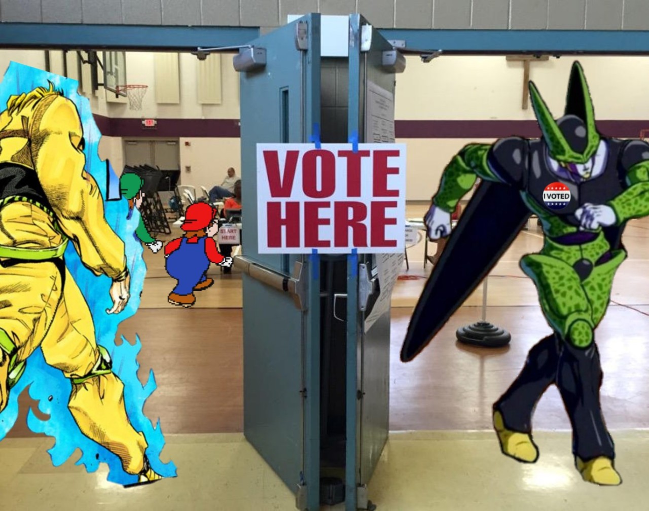 drinking-tea-at-midnight:  shinobi-bacon: Instead of taking an “I voted” selfie,