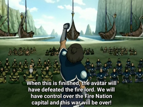 I Know That A Big Part Of Sokka's Arc Was To Become A Leader And He Obviously Proved That He Can Be One