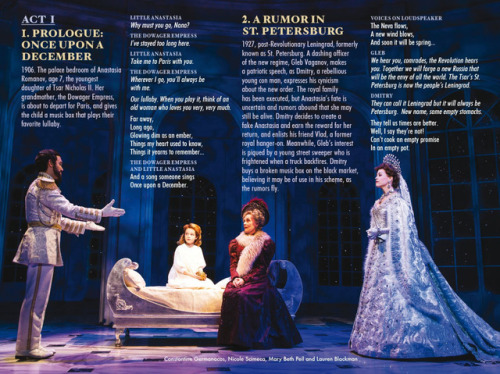 winnifredfoster: Anastasia (Original Broadway Cast Recording) - Digital Booklet