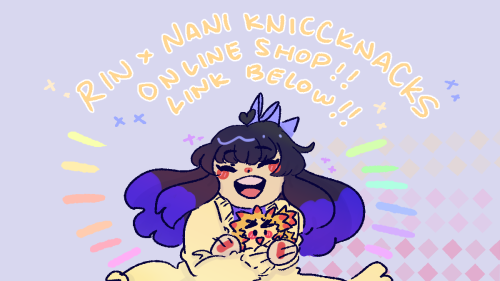 [REBLOGS APPRECIATED!!]I’m happy to announce that I am opening an online shop with my fellow a