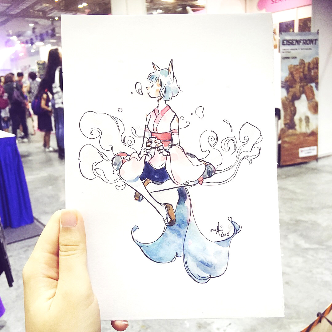 sillyjellieart:  Had a pretty fun weekend over at STGCC, here are some of the commissions
