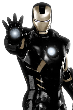 motivationsforlife:  Black Iron Man Suit \\ Edit by MFL