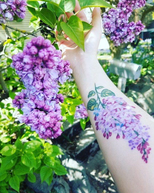 lilac in Tattoos  Search in 13M Tattoos Now  Tattoodo
