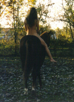 Nude Girls On Horse