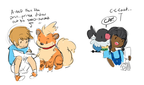 thebigblackwolfe: shavostars: I think about pokemon in non-battle situations a lot. Like pokemon who